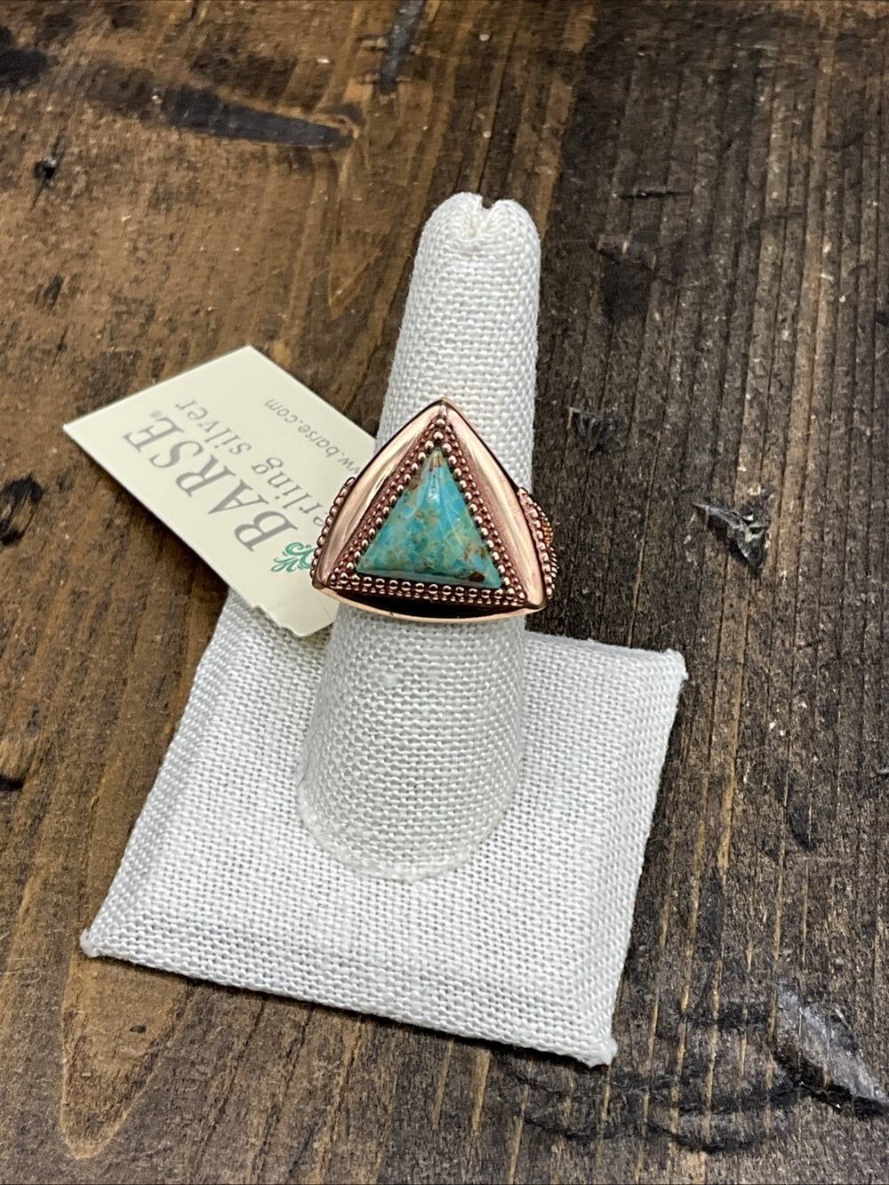 Barse Trinidad Ring- Turquoise - Copper-8-NWT